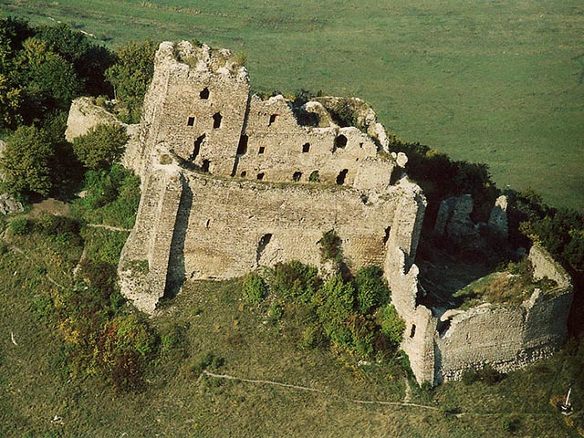 Ruins of castle in Kapusany