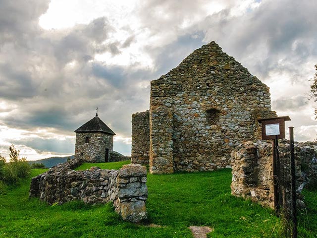 Ruins of the Medieval Fortified Church in Lúčka